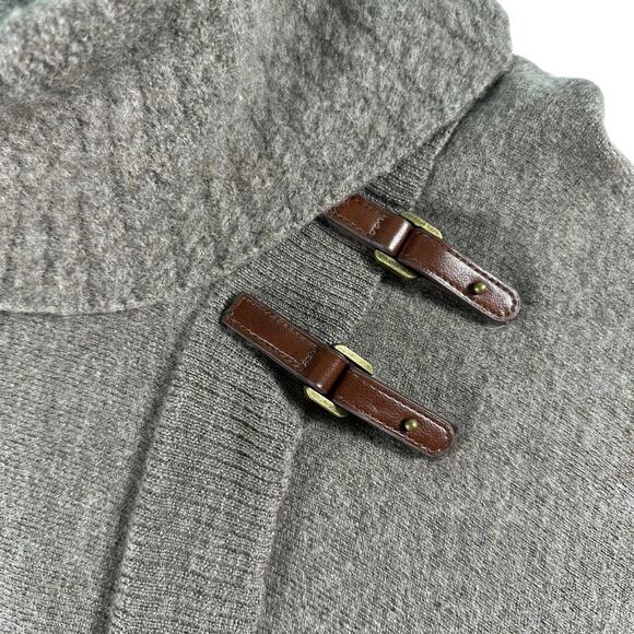 Ellen Tracy Sweater Extra Fine Merino Wool Cowl Neck Tan Brown Womens XL Office - Picture 16 of 16